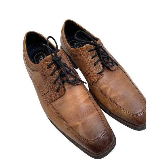 Rockport Dressports Comfort Leather Lace-Up Dress Shoes Tan Brown mens 11 US main image 2
